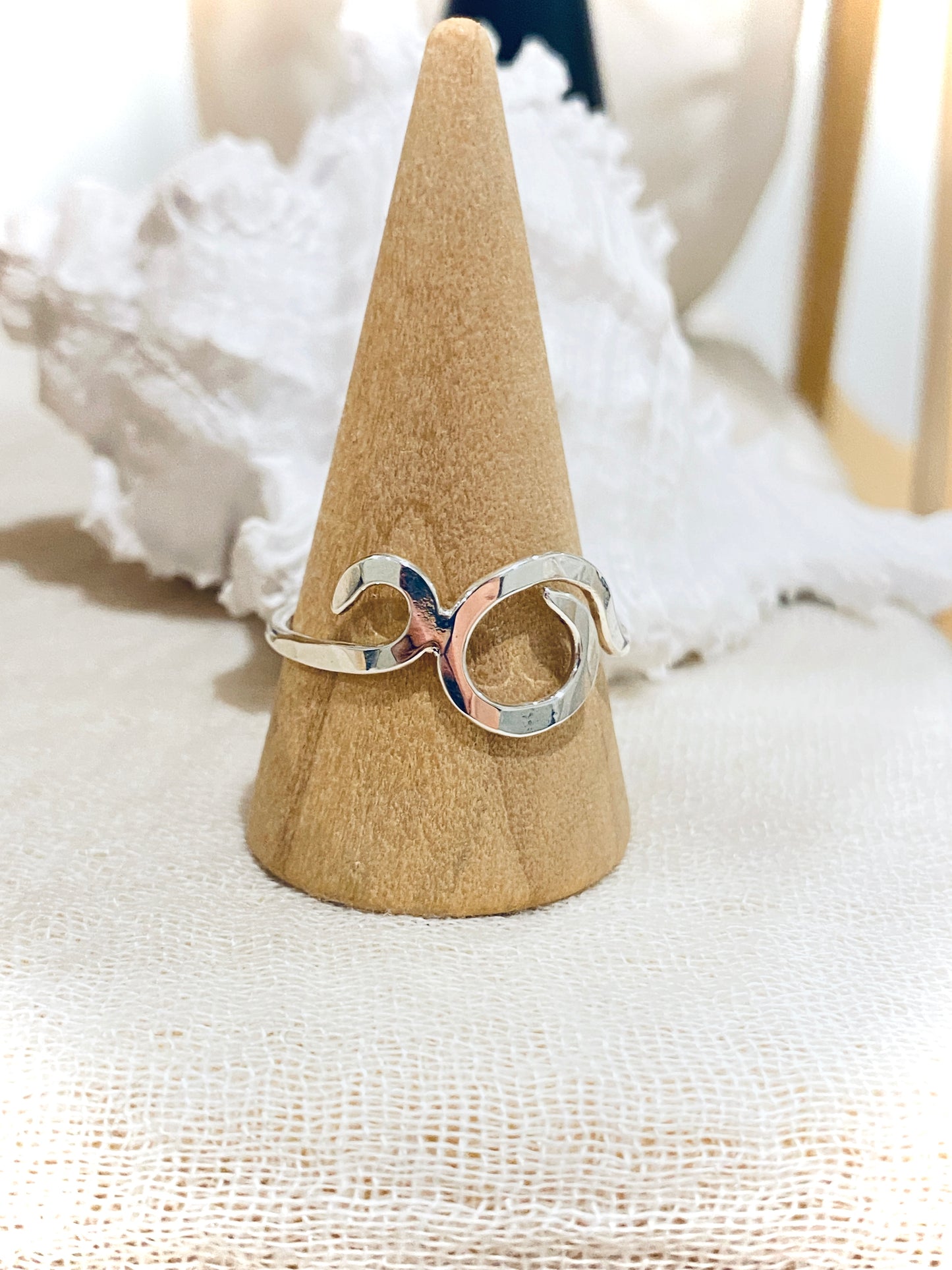 Wind & Water Thumb Ring (Design F)