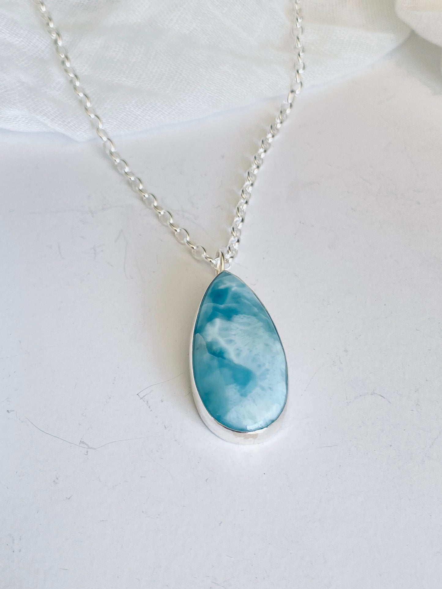 Centred Blue (#2) - Necklace
