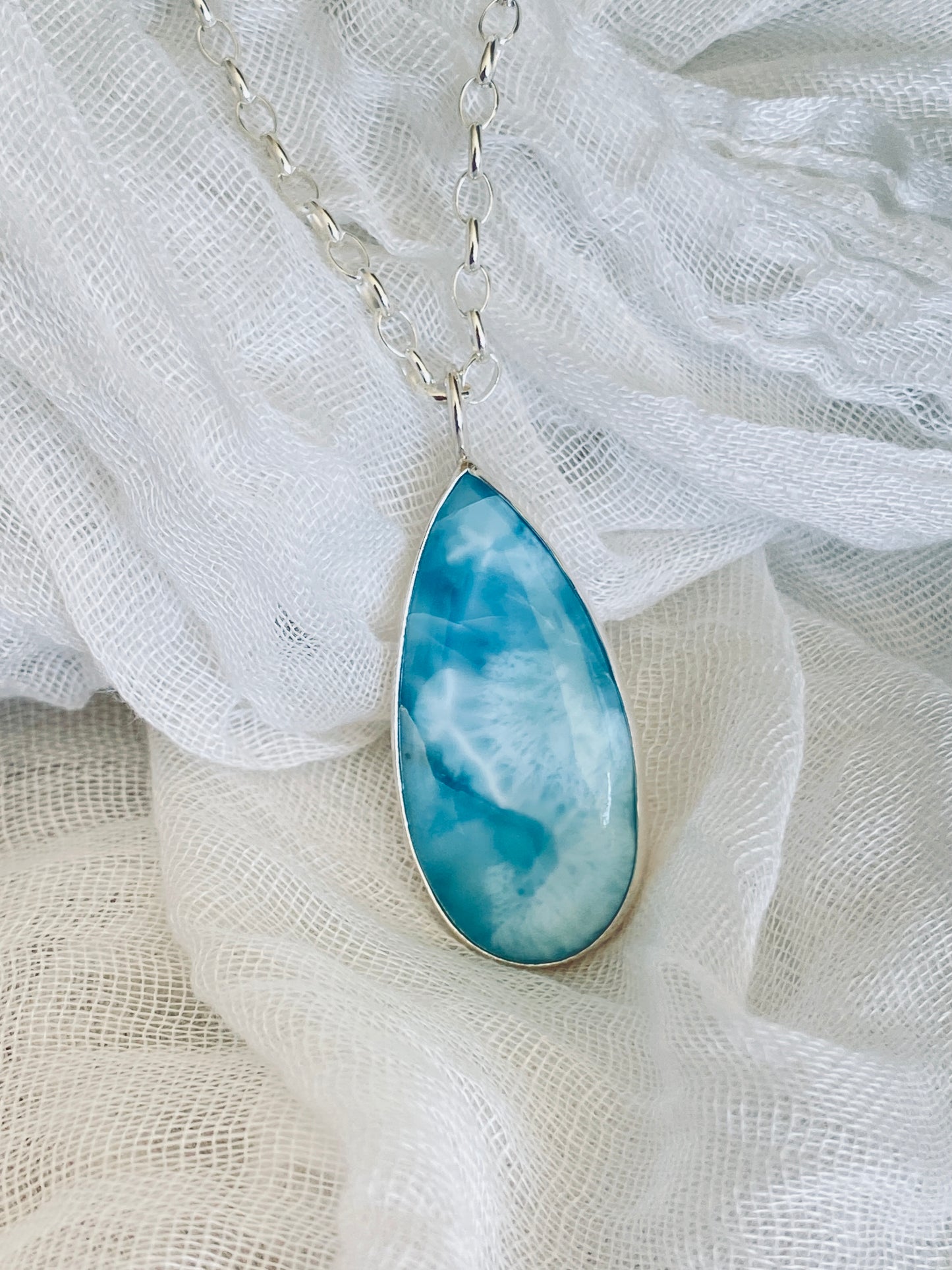 Centred Blue (#2) - Necklace