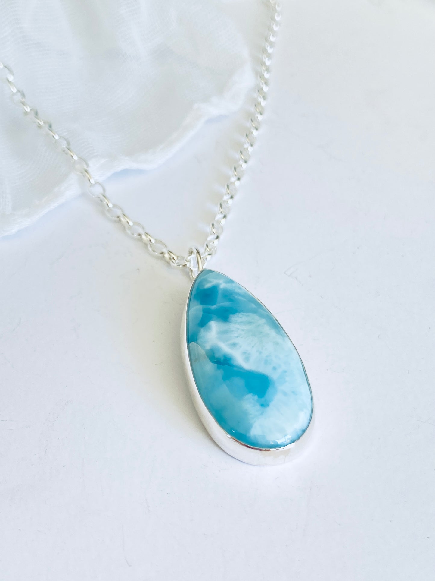 Centred Blue (#2) - Necklace