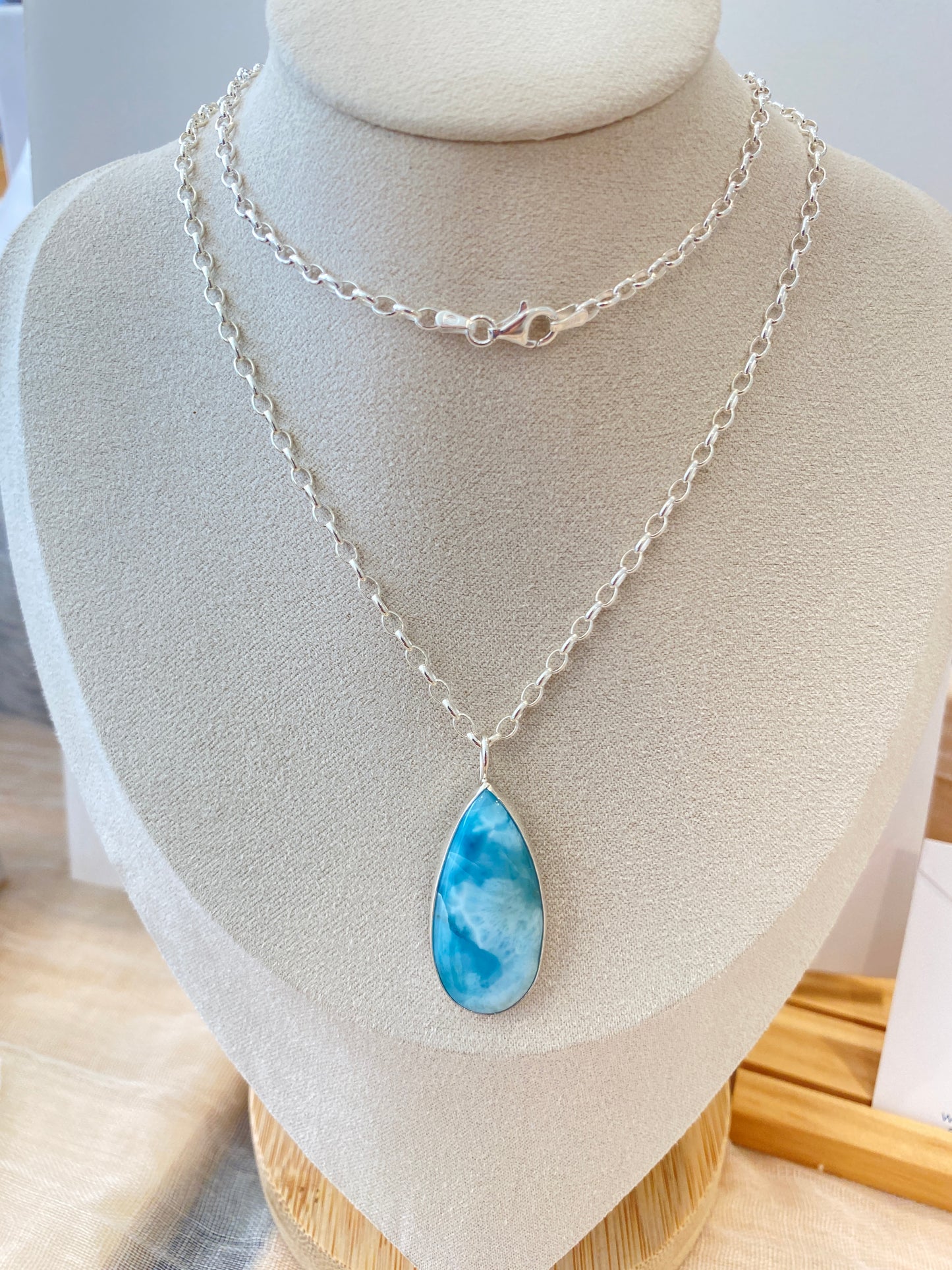 Centred Blue (#2) - Necklace