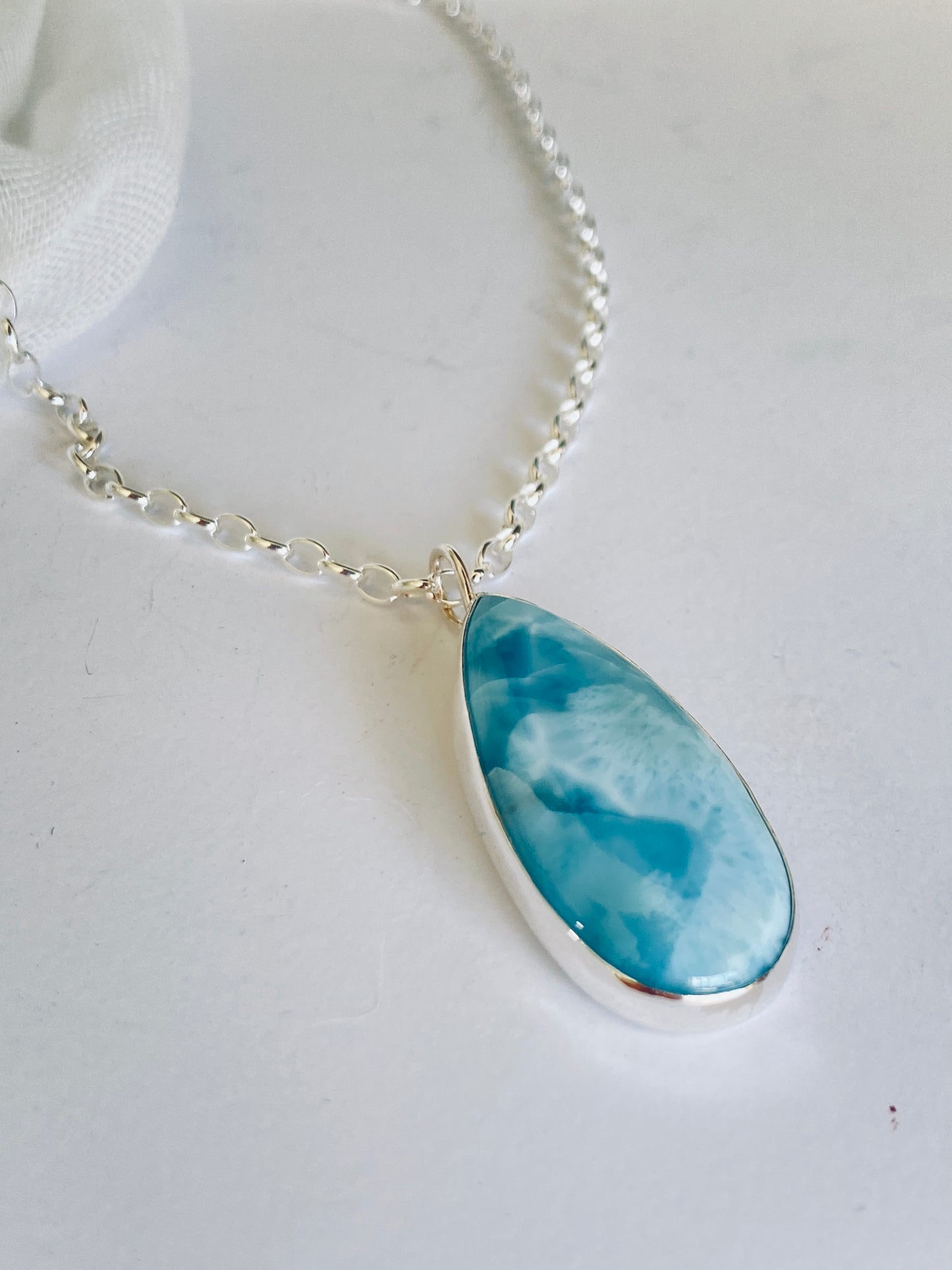 Centred Blue (#2) - Necklace