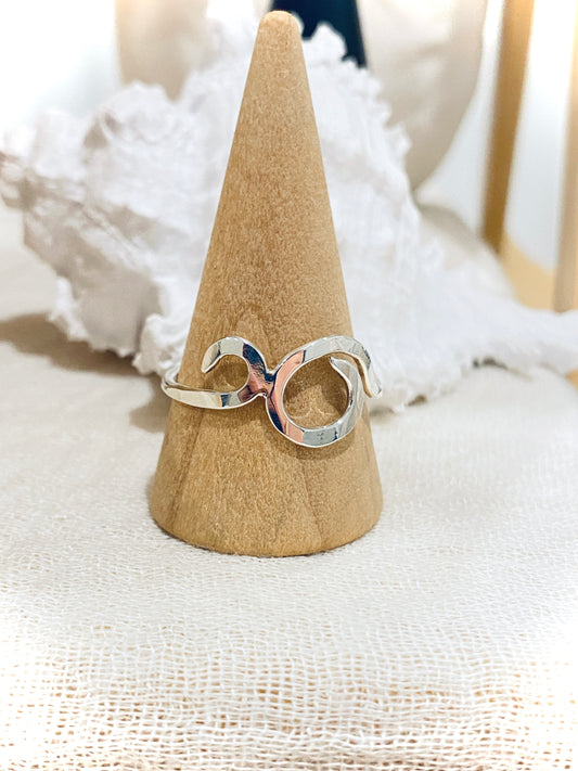 Wind & Water Thumb Ring (Design F)