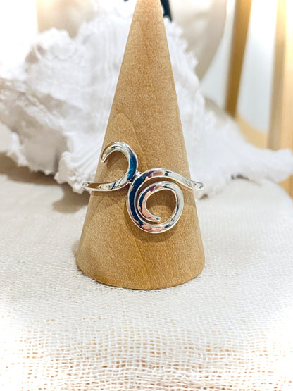 Wind & Water Thumb Ring (Design A)