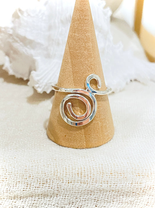 Wind & Water Thumb Ring (Design C)