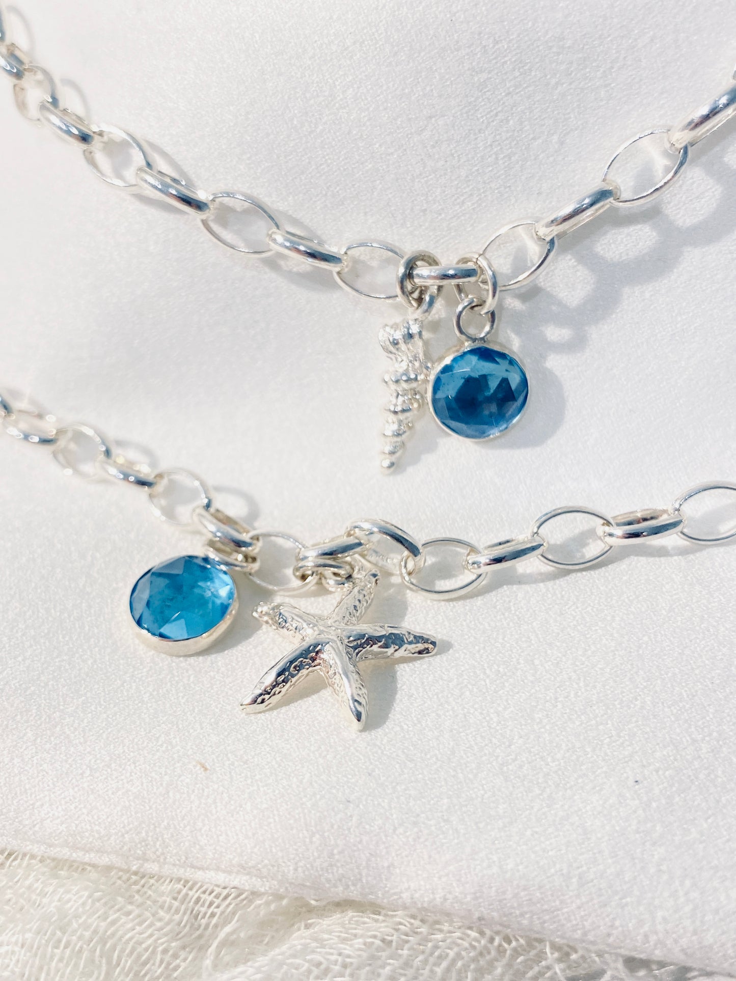 Sea Charm Topaz Bracelet