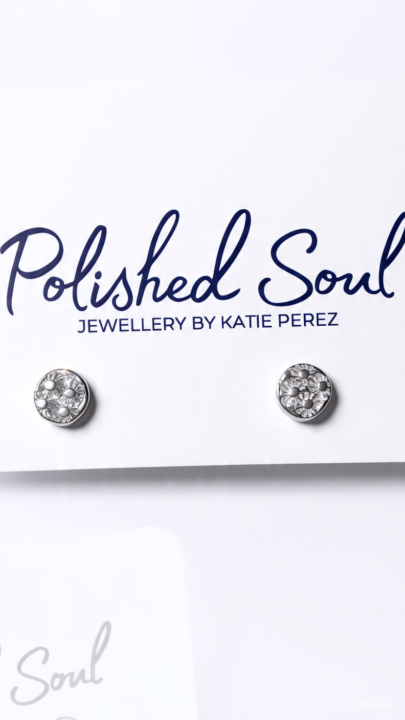 Daisy Studs (5mm - small) - 4 designs to choose from