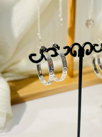 Daisy Hoops - Small