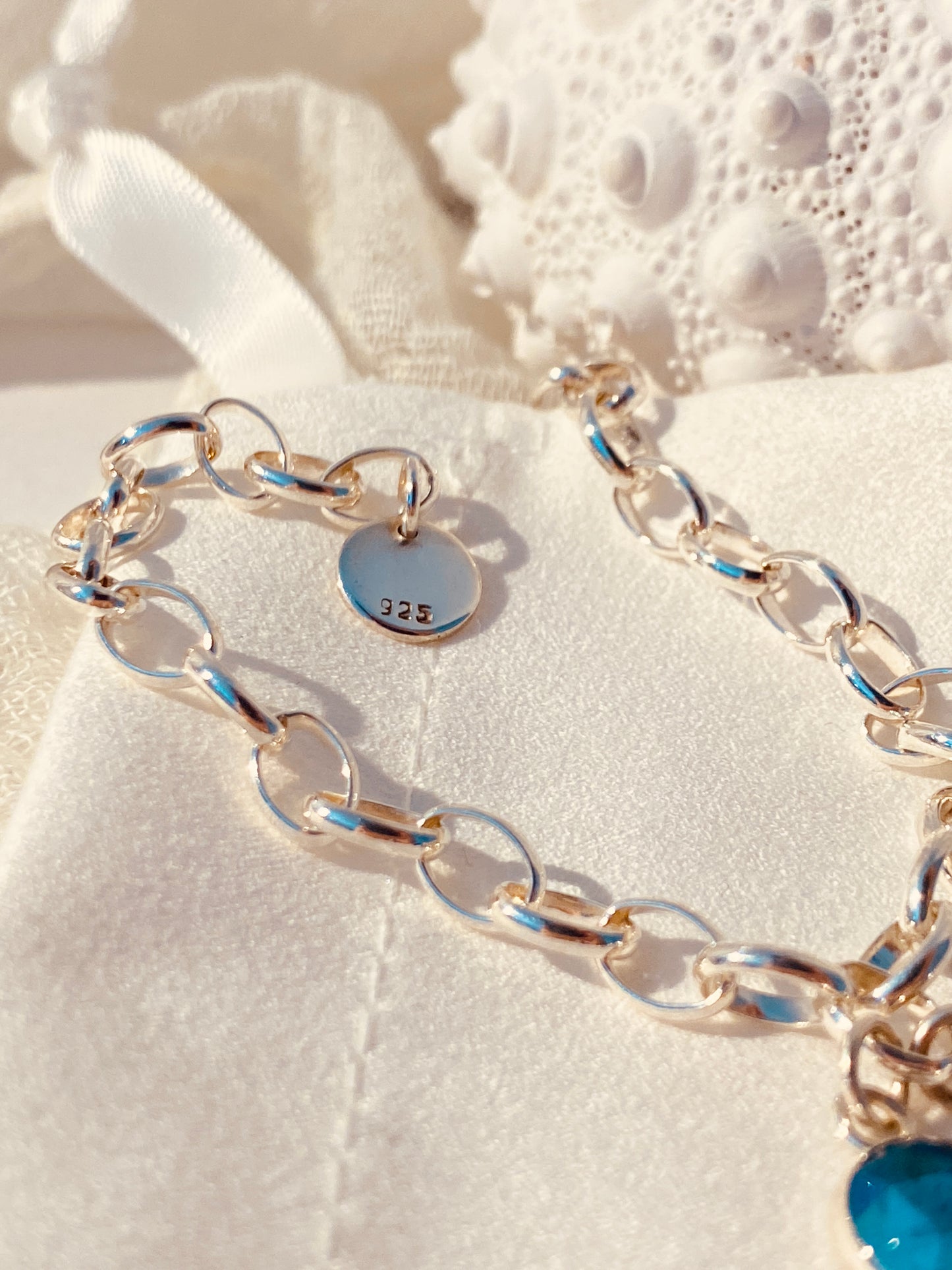 Sea Charm Topaz Bracelet