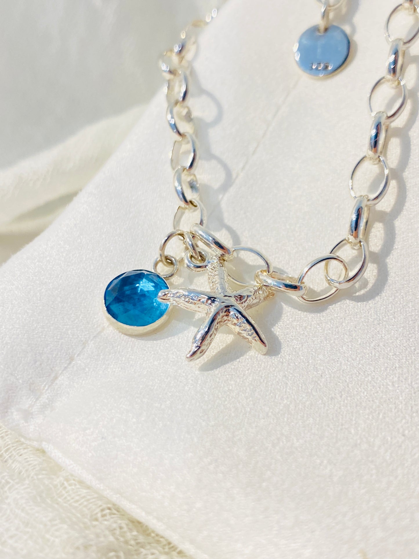 Sea Charm Topaz Bracelet