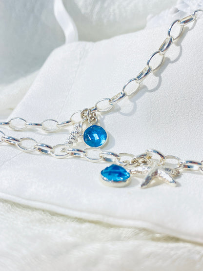 Sea Charm Topaz Bracelet