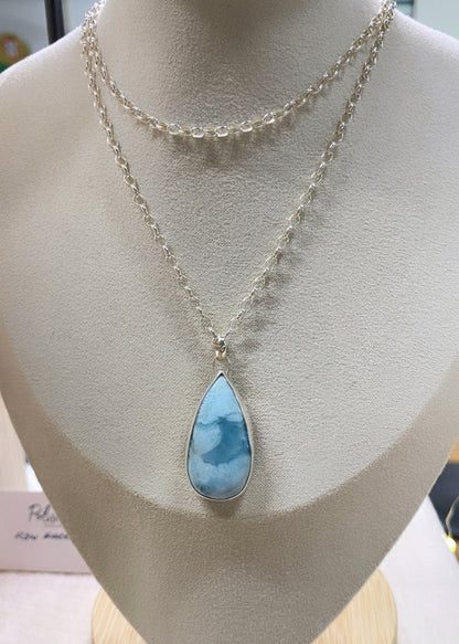 Centred Blue (#3) - Necklace