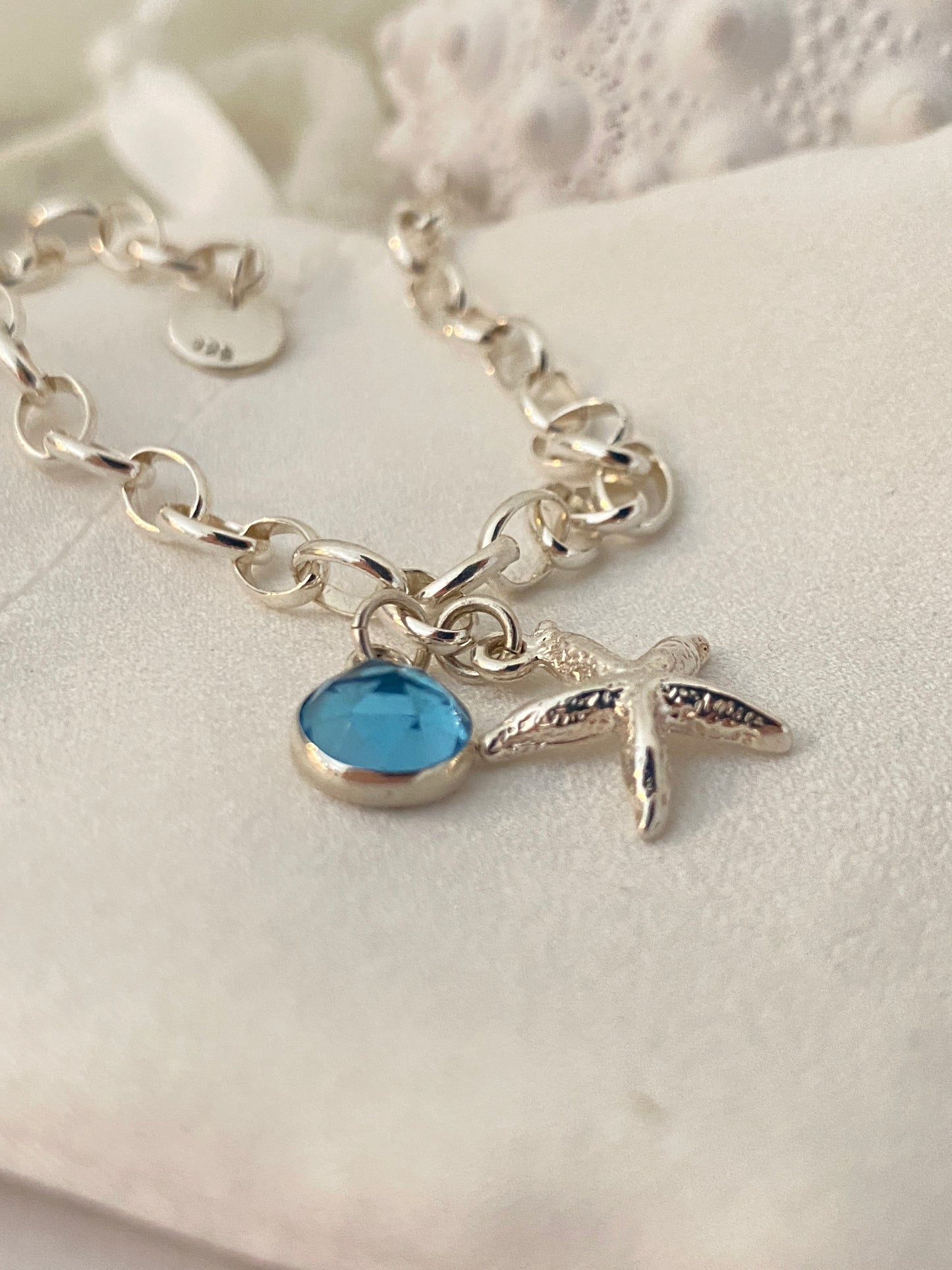 Sea Charm Topaz Bracelet