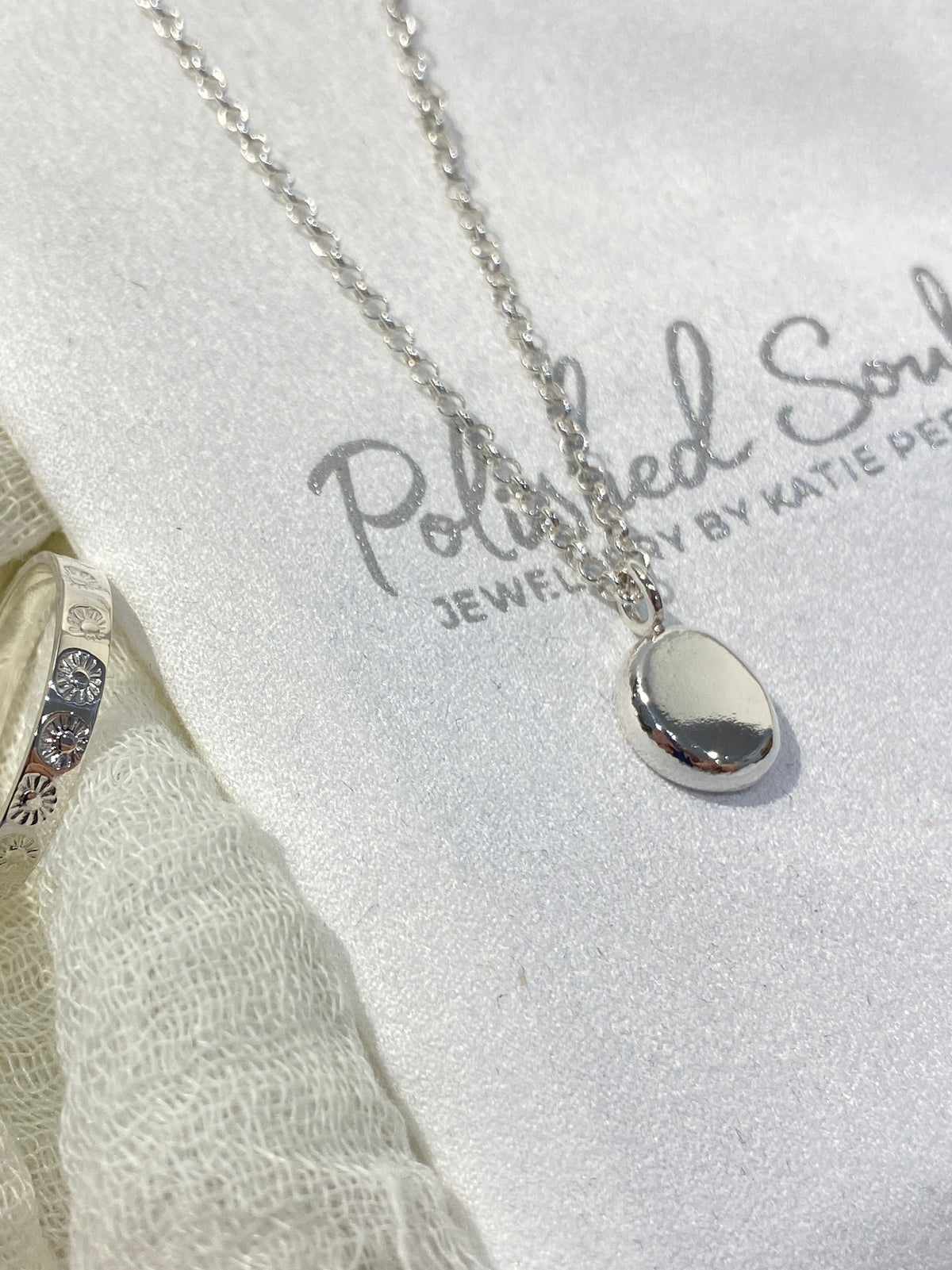 Silver Pebble - Large
