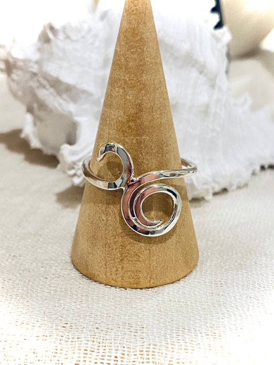 Wind & Water Thumb Ring (Design A)