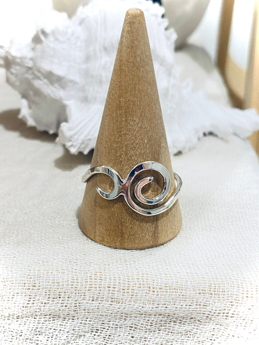 Wind & Water Thumb Ring (Design G)