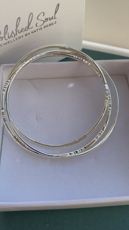 Tidal Harmony - Bangle Set