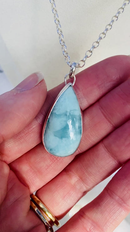 Centred Blue (#3) - Necklace